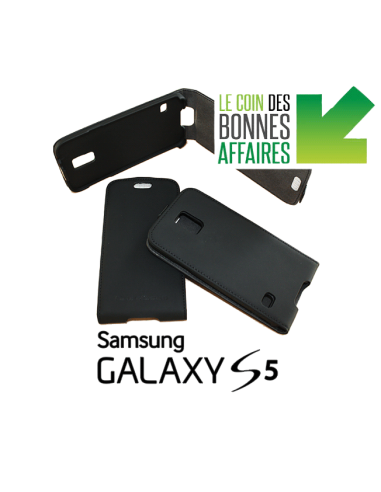 Capa anti-radiação para Samsung Galaxy S5 preta (para cima e para baixo)