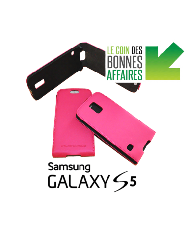 Samsung Galaxy S5 pink anti-wave case (up-down)