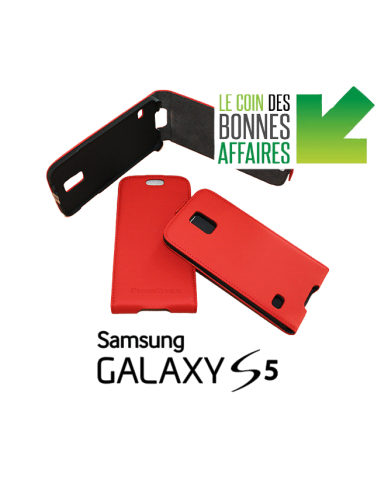 Etui anti-ondes Samsung Galaxy S5 rouge (up&down)