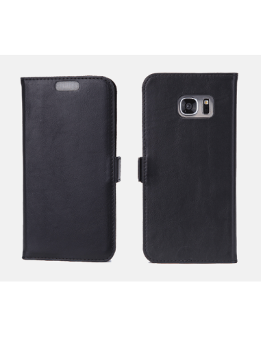 Etui anti-ondes Samsung Galaxy S7 Edge cuir supérieur fauve (book)
