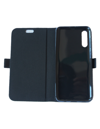 Samsung Galaxy A50 preto top couro anti-onda caso