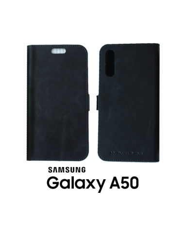 Etui anti-ondes Samsung Galaxy A50 cuir supérieur noir