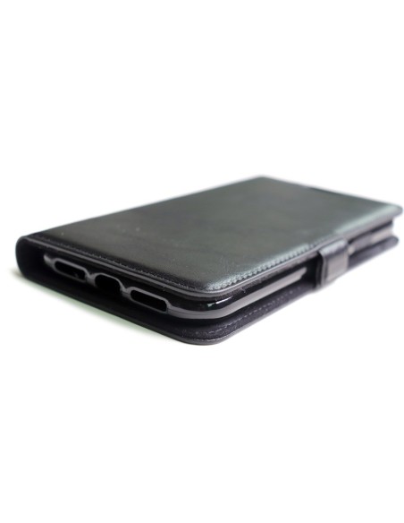 Custodia anti-radiazioni in pelle nera per Apple iPhone XR