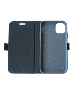 Etui anti-ondes iPhone 11 cuir noir (biodégradable & porte-carte) 2