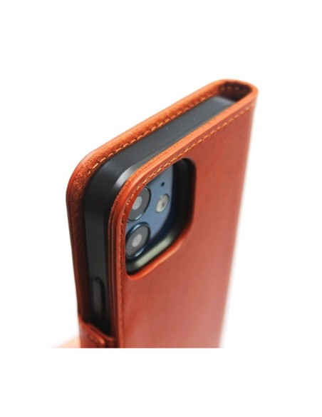 Custodia in pelle anti-radiazioni per Apple iPhone 12 Mini in pelle