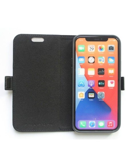 Étui iPhone12 en cuir anti-ondes | Luxe & protection – Mysilvershield