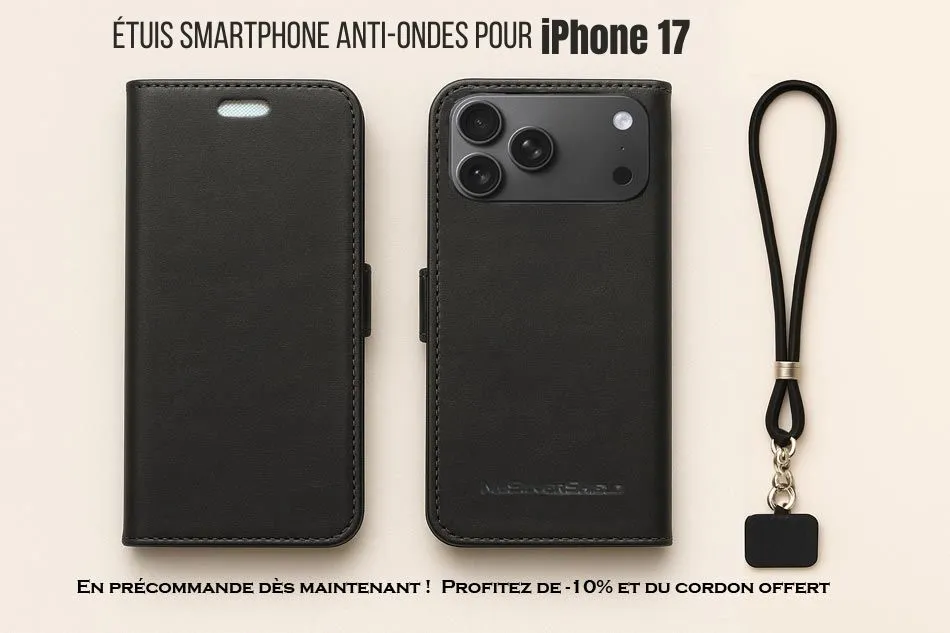 &eacute;tuis smartphone anti-ondes