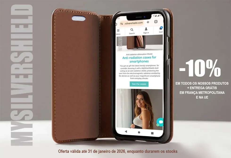 Capas anti-radia&ccedil;&atilde;o para smartphone